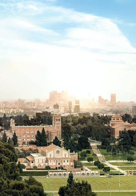 ucla campus from far away and above