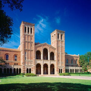 Royce Hall in sunlight