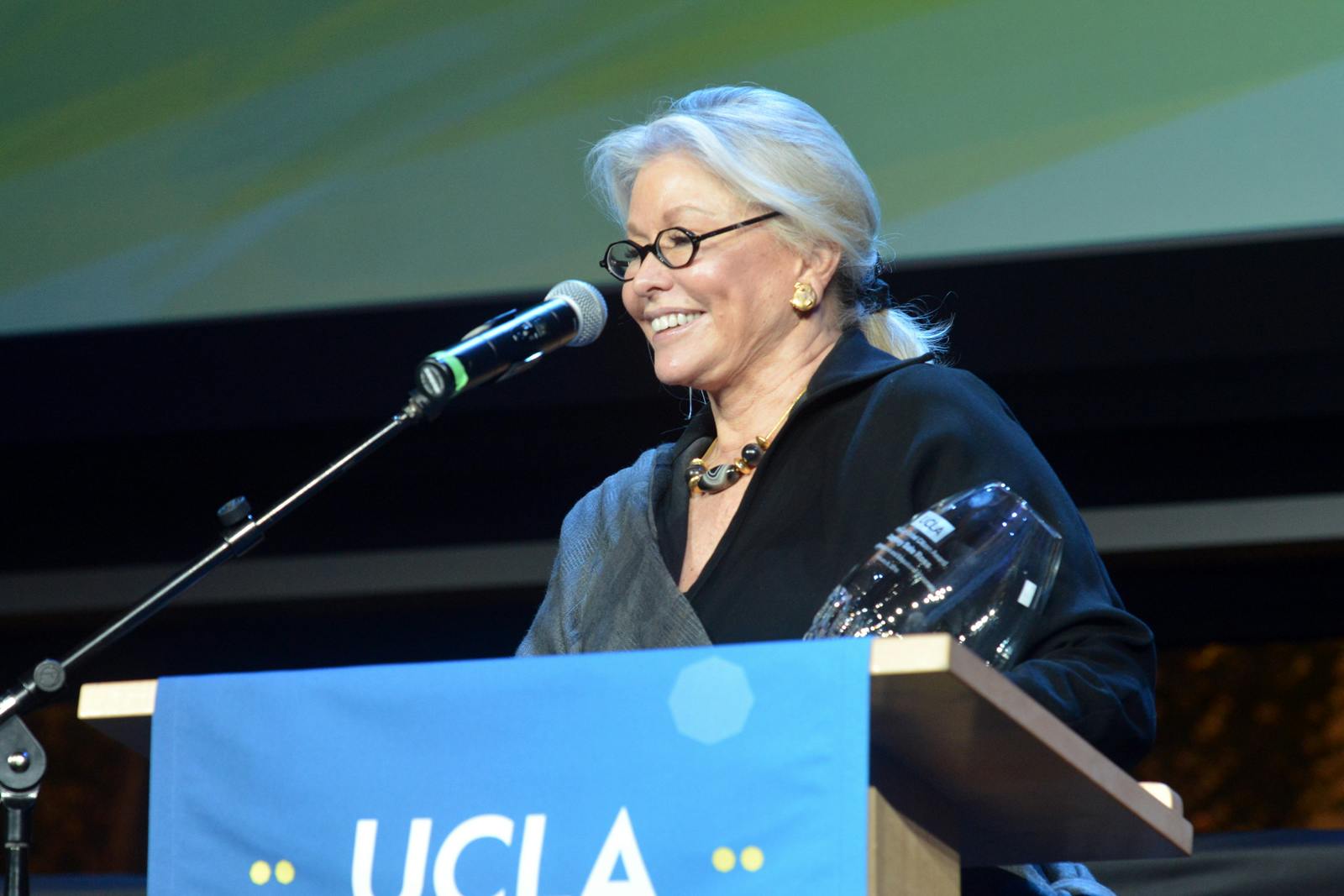 Courtney Sale Ross, founder of the Ross School, was honored with the inaugural UCLA Global Citizen Award.