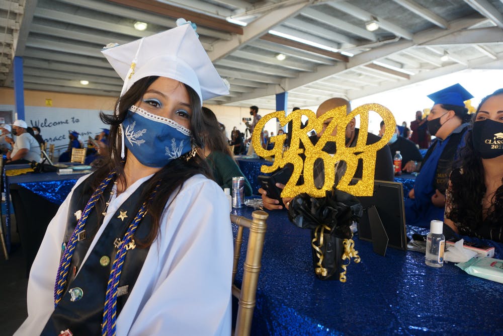 Isabel Gonzalez is the recipient of the Mann UCLA Friends Merit Scholarship. She is looking forward to beginning her college career at CSU Dominguez Hills. Photo by Darlene Tieu