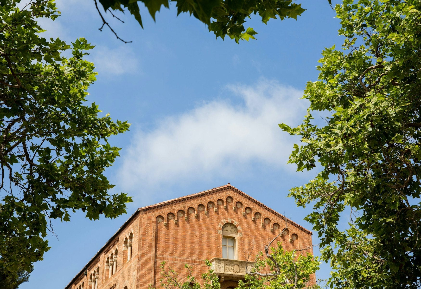 Moore Hall and sky