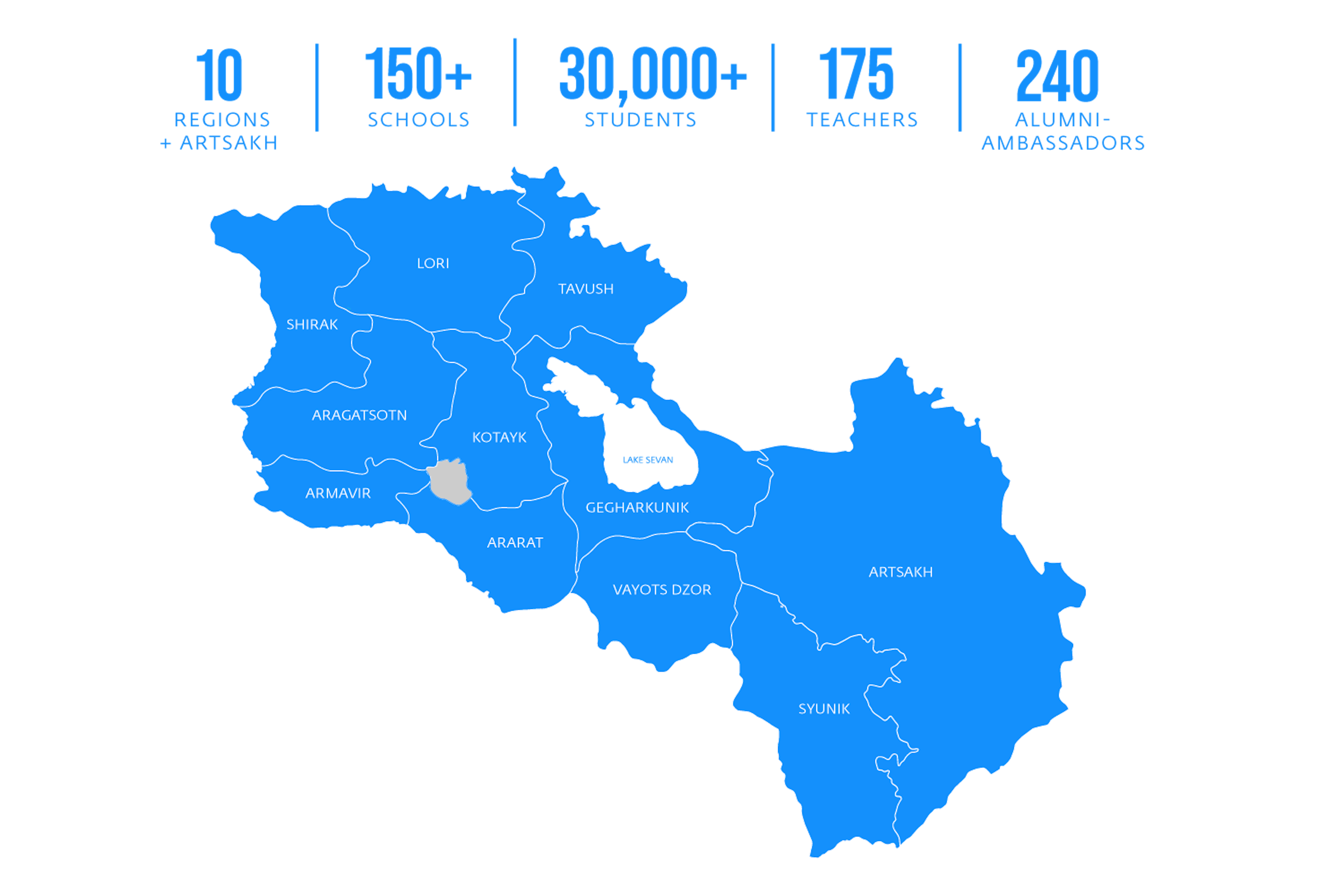 Teach Armenia Map