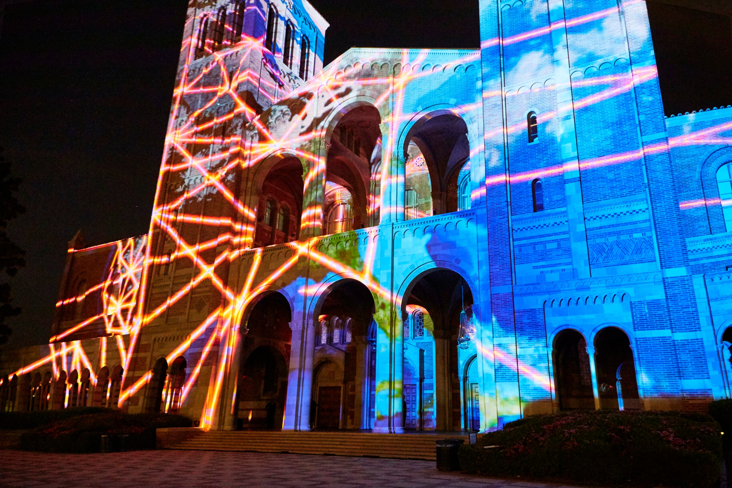 Royce Hall Light Up