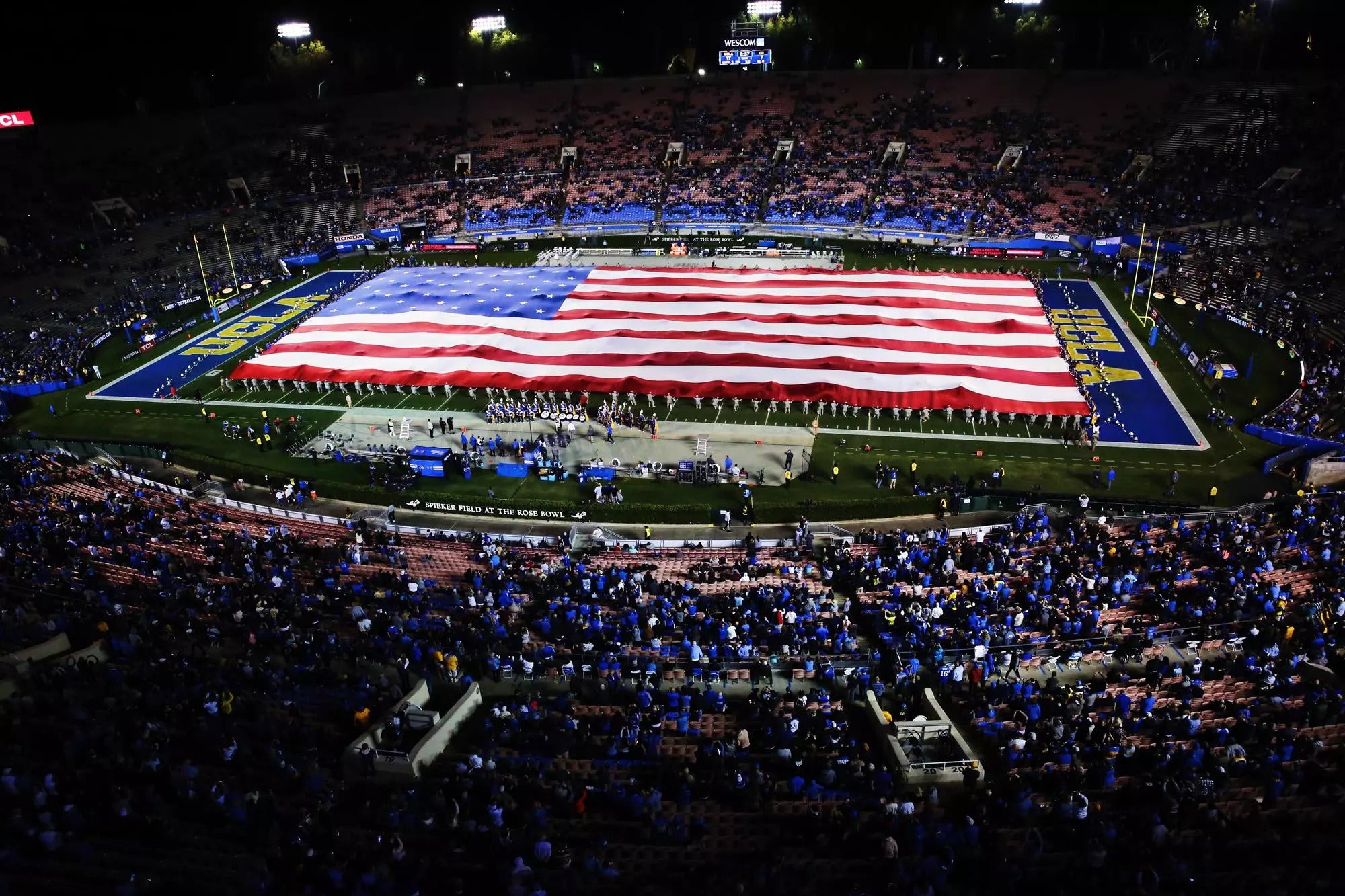 Rose Bowl American Flag