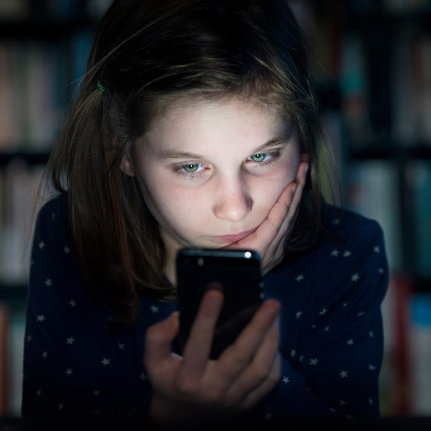 Girl on cell phone
